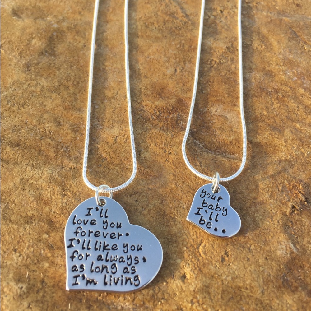2 Love You Forever, Like You For Always Necklaces